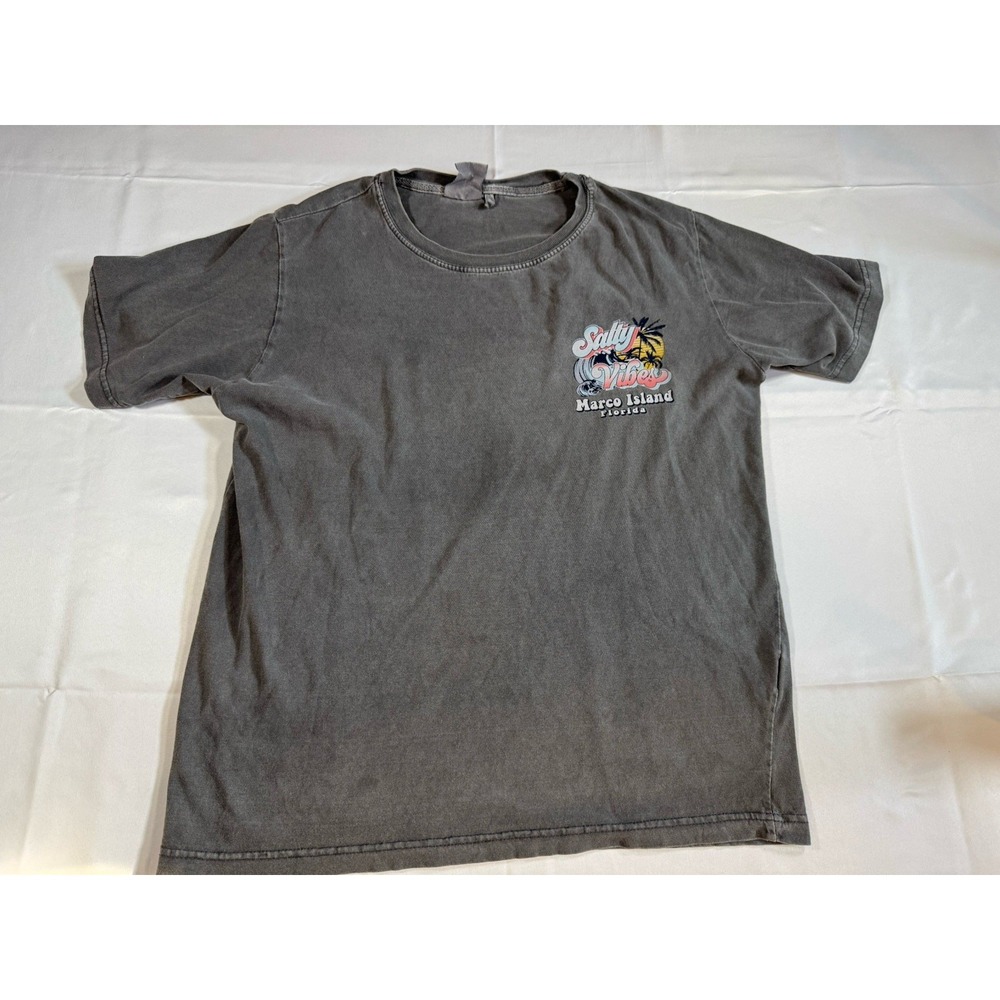 US Vintage Marco Island Florida Salty Vibes Shirt Mens M